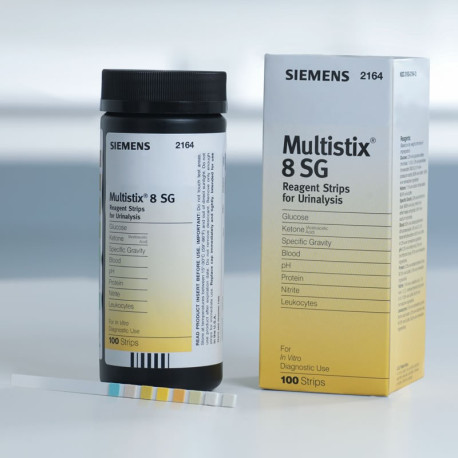 Bandelettes urinaires SIEMENS Multistix 8 SG - Boite de 100