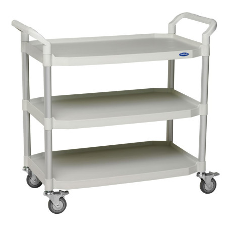 Chariot de service plastique 3 plateaux 1100x520