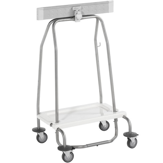 Chariot porte sac à clapet
