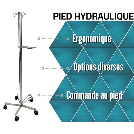 Pied à perfusion hydraulique Tourinox
