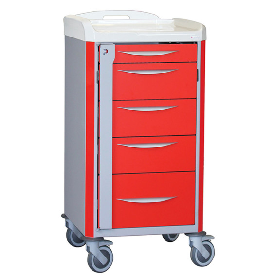 Chariot d'urgence PRATICIMA Neop 400x400 à tiroirs télescopiques