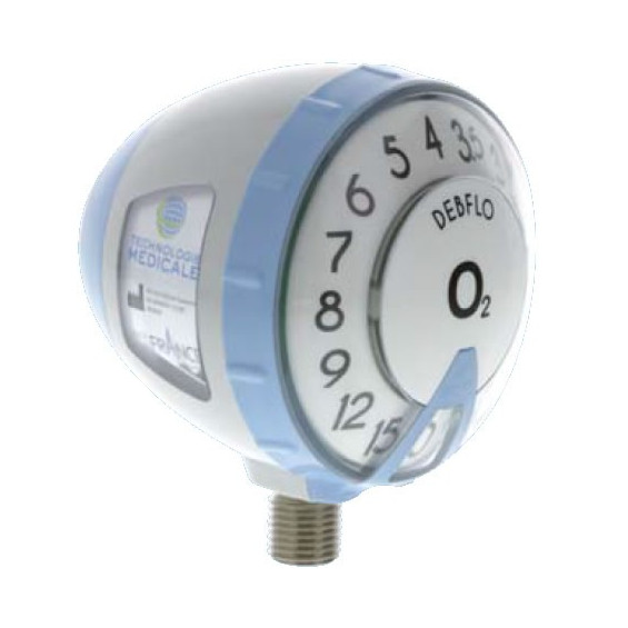 Débitmètre Oxygène médical DEBFLO pour prise murale