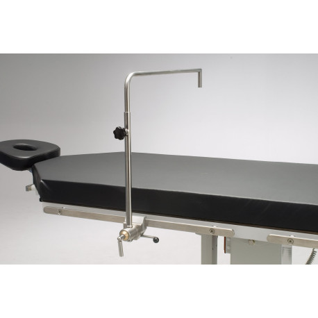 Cadre d'anesthésie avec clameau rotatif pour table d'opération