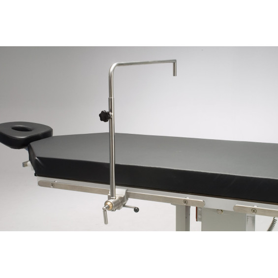 Cadre d'anesthésie avec clameau rotatif pour table d'opération