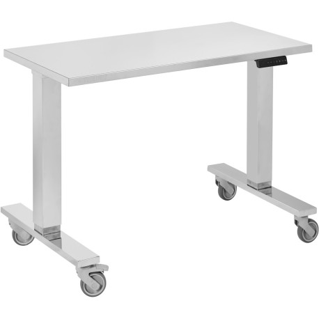 Table de conditionnement hauteur variable électrique en Inox