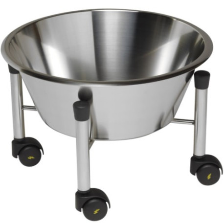 Baquet roulant - roulettes antistatiques