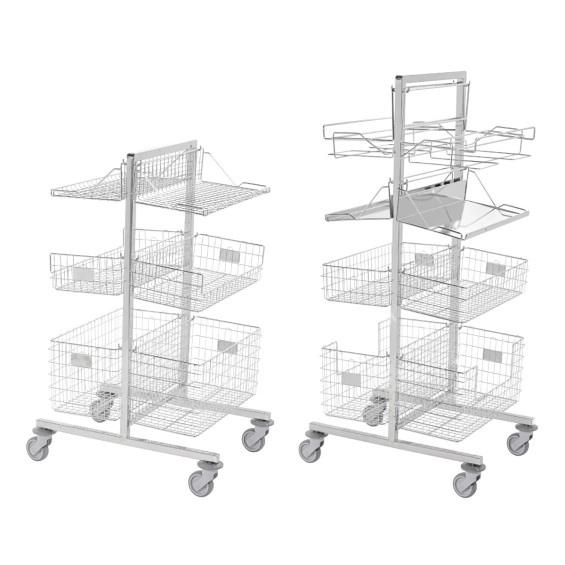 Chariot modulaire de stérilisation 2 faces