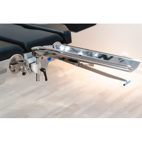 Appui bras sur rotule avec clameau blocage rapide pour table d'opération