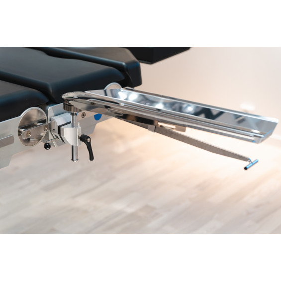 Appui bras sur rotule avec clameau blocage rapide pour table d'opération