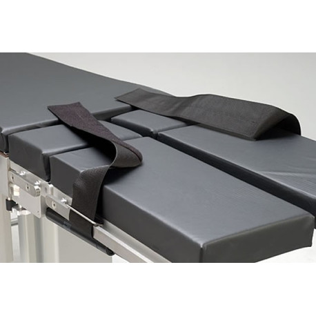 Sangle pour jambes, fermeture velcro pour table d'opération, la paire