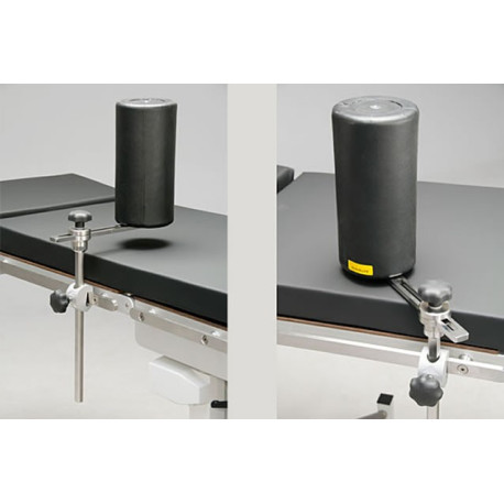 Rouleau vertical pour appui latéral de table d'opération