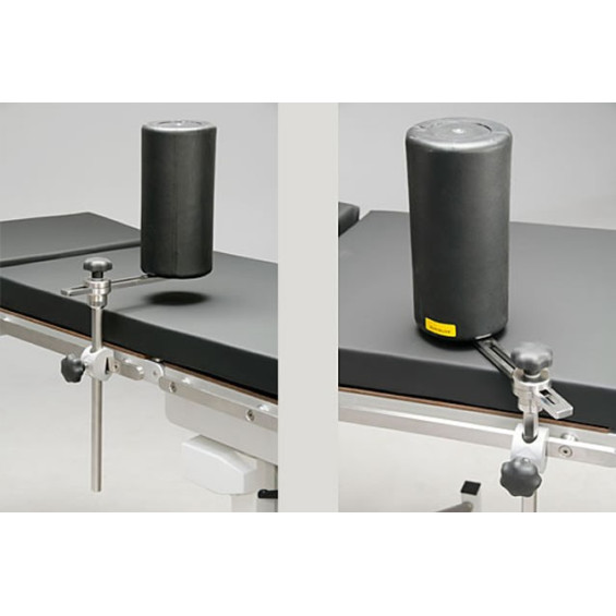 Rouleau vertical pour appui latéral de table d'opération