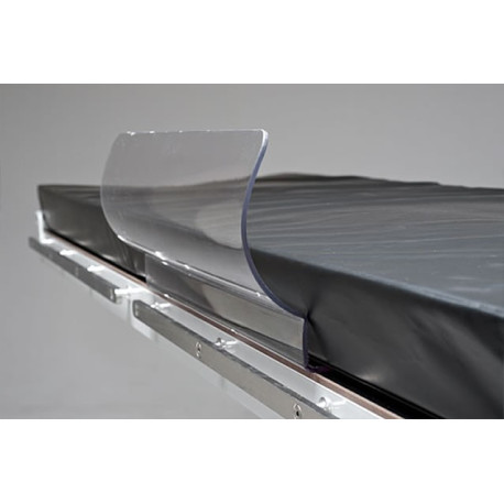 Gouttière de Quenu en polycarbonate transparent
