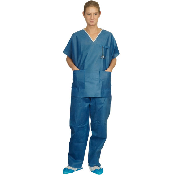 Pyjama de bloc usage unique non tissé - le carton de 50