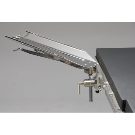 Appui bras pivotant, clameau rotatif serrage rapide pour table d'opération