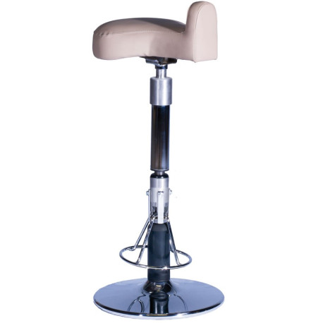 Tabouret selle oscillante hauteur réglable au pied