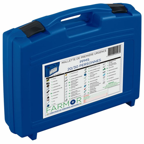 Trousse de secours PPMS jusqu'à 30 personnes FARMOR
