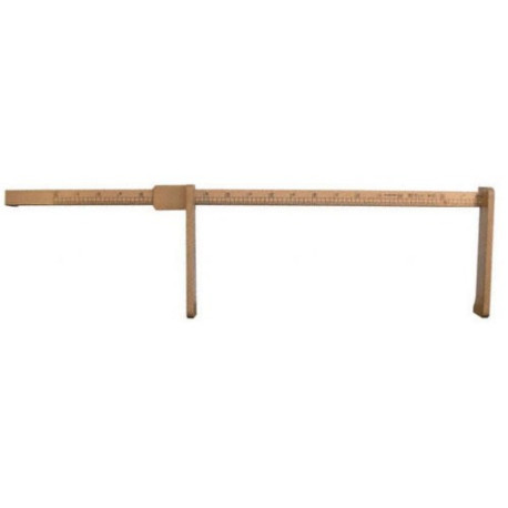 Toise bébé en bois