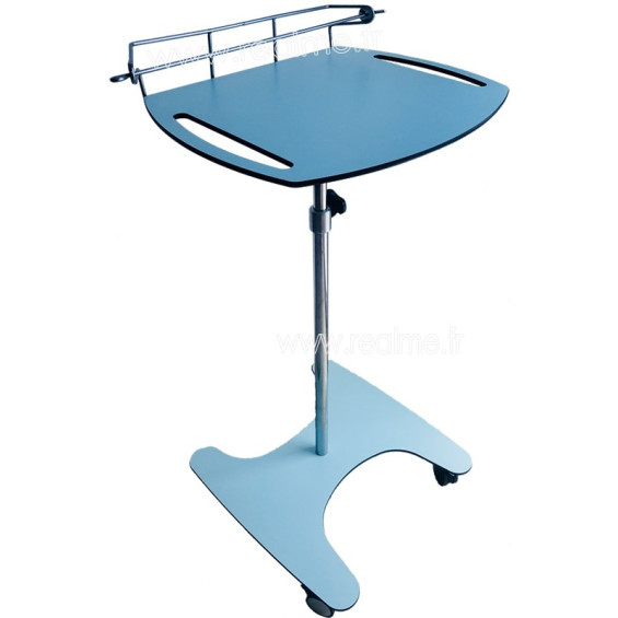 Chariot informatique médical hauteur réglable