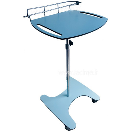 Chariot informatique médical hauteur réglable